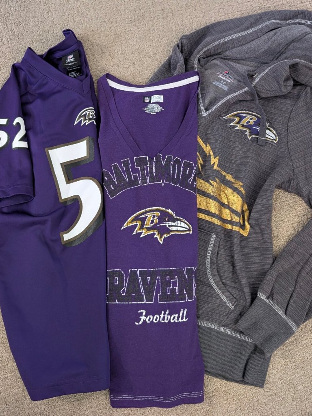 Womens Set of Ravens Football